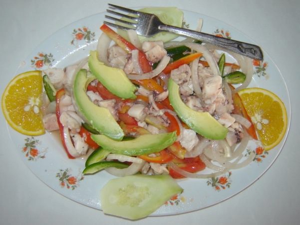 Botana de pulpo